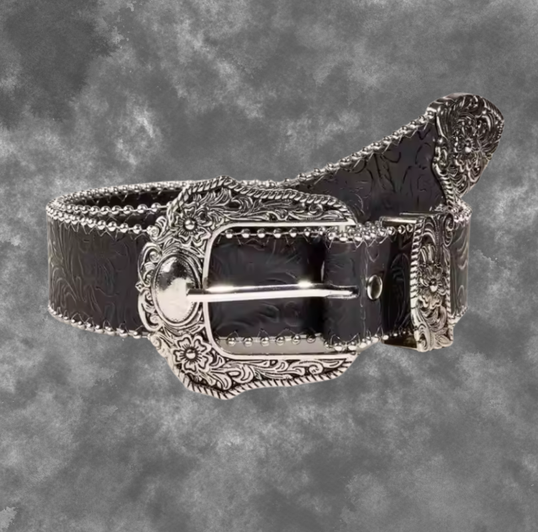 Western Style Leather Belt